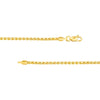 Olas d'Oro - 14K Yellow Gold 24" Mirror Popcorn Chain Necklace - 1.85mm Gauge