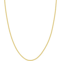 Olas d'Oro - 14K Yellow Gold 24" Snake Chain Necklace with Lobster Clasp 9.81 Grams Average Weight