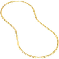 Olas d'Oro - 14K Yellow Gold 26" 4.7mm Miami Cuban Chain Necklace - 28.62g