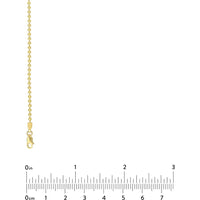 Olas d'Oro - 14K Yellow Gold 2mm Bead Chain Necklace - 18" Length