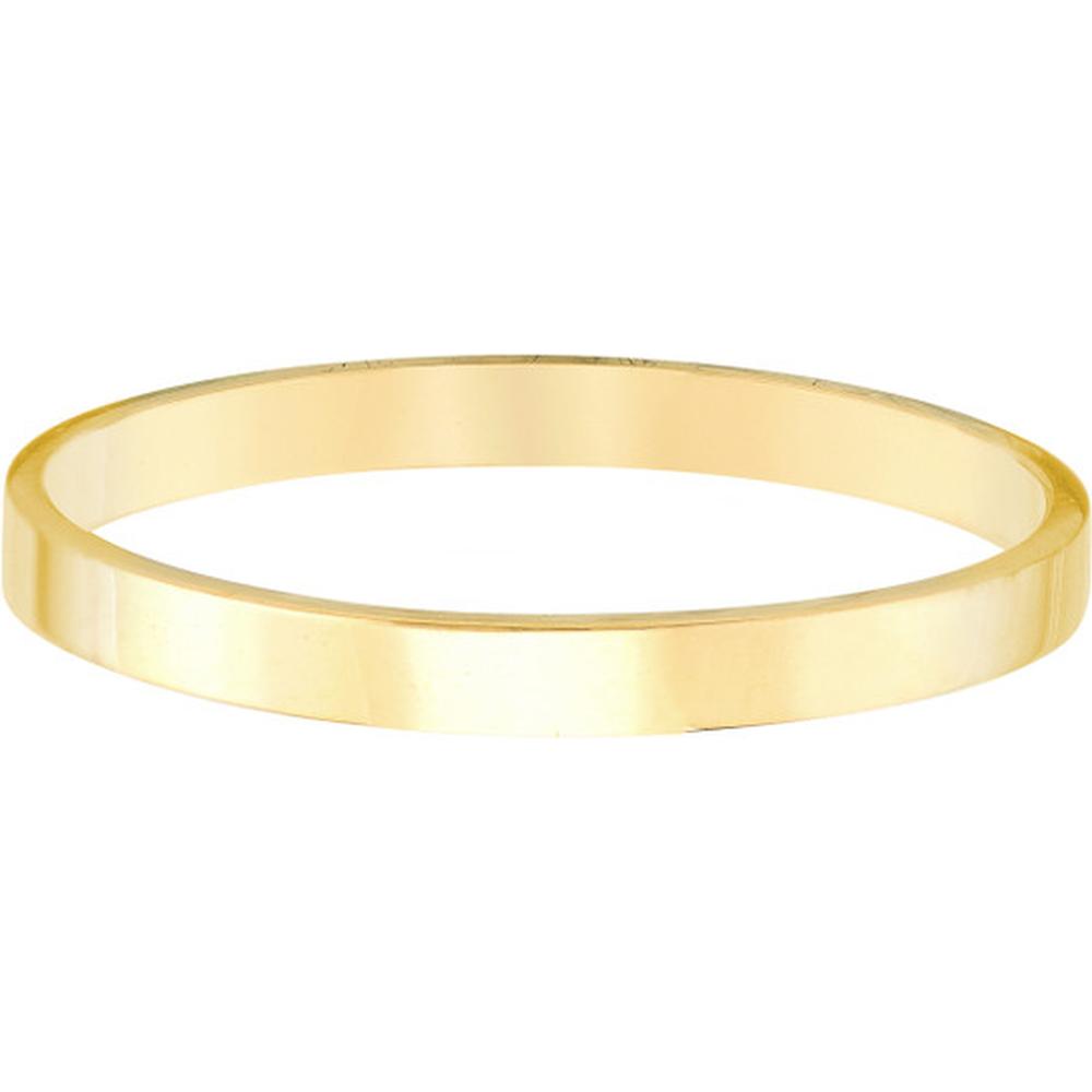 Olas d'Oro - 14K Yellow Gold 2mm High Polished Band - Size 6