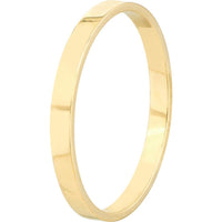 Olas d'Oro - 14K Yellow Gold 2mm High Polished Band - Size 7