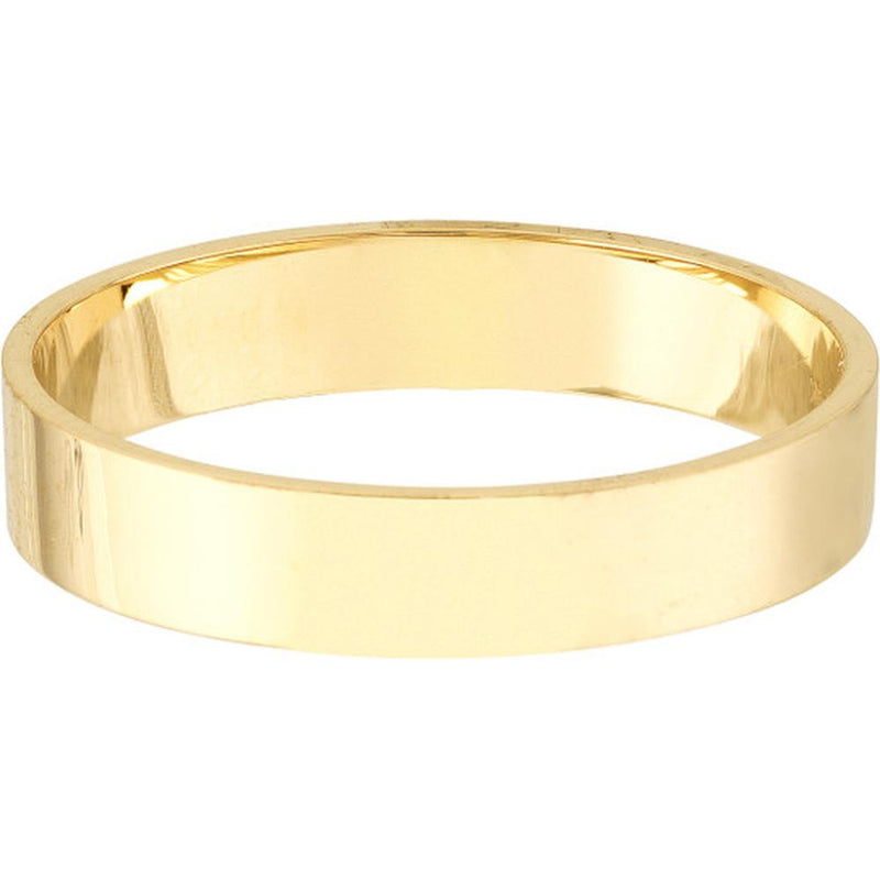 Olas d'Oro - 14K Yellow Gold 3.70mm High Polished Band - Size 8