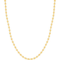 Olas d'Oro - 14K Yellow Gold 3.90mm Round Bead Chain Necklace - 19.75" - 11.45 Grams