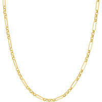 Olas d'Oro - 14K Yellow Gold 3.95mm Hollow Rolo Chain Necklace - 18"