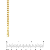 Olas d'Oro - 14K Yellow Gold 30" Curb Chain Necklace with Lobster Clasp - 4.95mm, 19.55g
