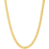 Olas d'Oro - 14K Yellow Gold 30" T-Miami Cuban Chain with Pear Shape Lobster Lock - 172.17 Grams Weight