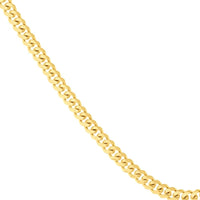 Olas d'Oro - 14K Yellow Gold 30" T-Miami Cuban Chain with Pear Shape Lobster Lock - 172.17 Grams Weight