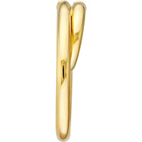 Olas d'Oro - 14K Yellow Gold 30mm Double Open Hoop Earrings