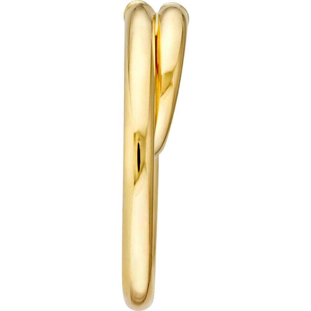 Olas d'Oro - 14K Yellow Gold 30mm Double Open Hoop Earrings