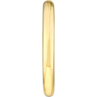 Olas d'Oro - 14K Yellow Gold 35mm Tube Hoop Earrings - 3.49g Weight