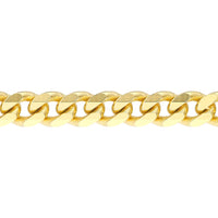 Olas d'Oro - 14K Yellow Gold 4.20mm Curb Chain Bracelet with Lobster Lock - 9.97g