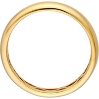 Olas d'Oro - 14K Yellow Gold 4mm Round Band - Size 7 - Timeless Elegant Design