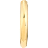 Olas d'Oro - 14K Yellow Gold 4mm x 25mm Tube Hoop Earrings  Lightweight Design
