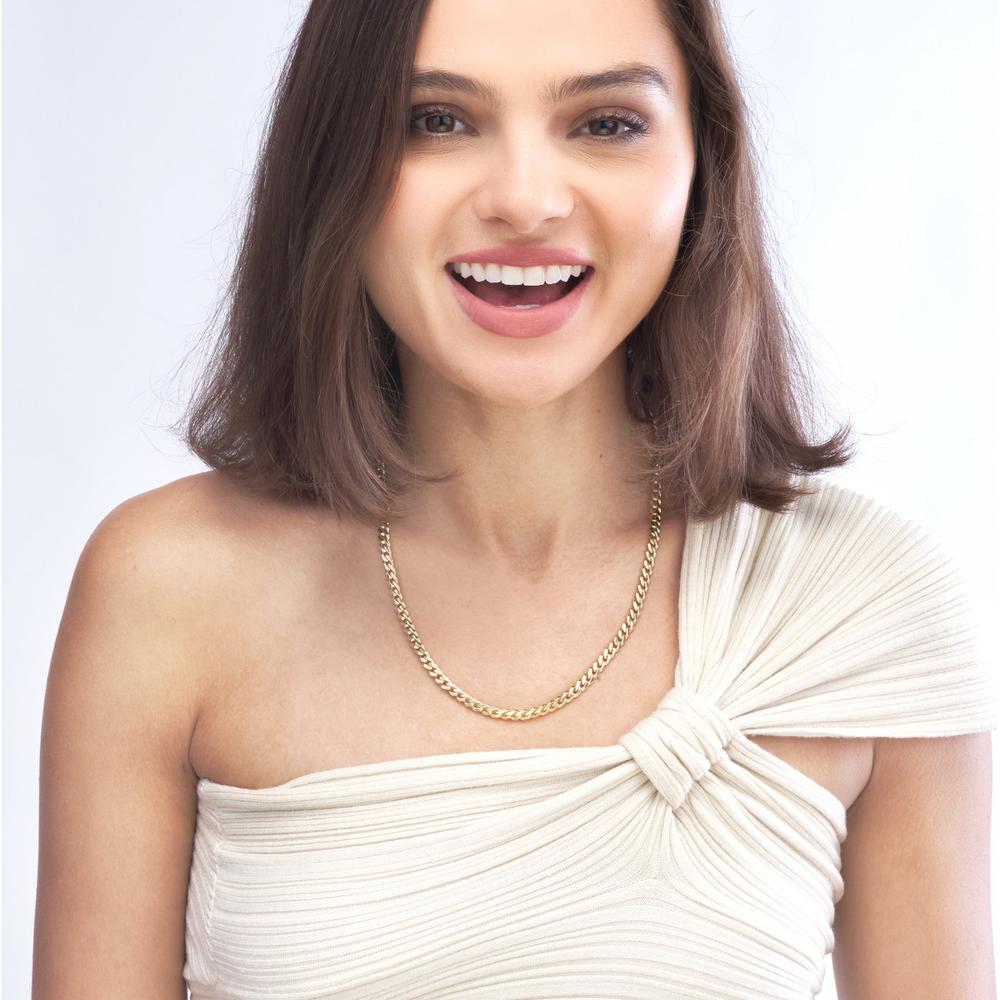 Olas d'Oro - 14K Yellow Gold 5.00mm Miami Cuban Necklace with Lobster Lock - 28.46 grams