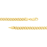 Olas d'Oro - 14K Yellow Gold 5.00mm Miami Cuban Necklace with Lobster Lock - 28.46 grams