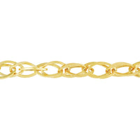 Olas d'Oro - 14K Yellow Gold 5.4mm Square Wire Hollow Link Bracelet - 4.07 Grams Total Weight