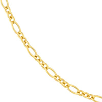 Olas d'Oro - 14K Yellow Gold 5.75mm Hollow Oval Link Chain Necklace - 18'' - 8.6 grams
