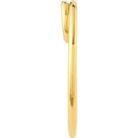 Olas d'Oro - 14K Yellow Gold 50mm Double Open Hoop Earrings