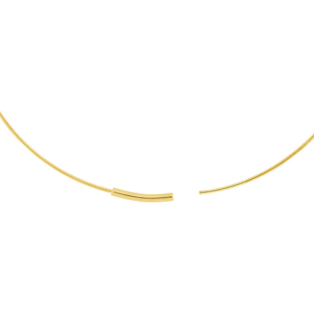 Olas d'Oro - 14K Yellow Gold 60mm Endless Wire Hoop Earrings - Lightweight and Sleek Design