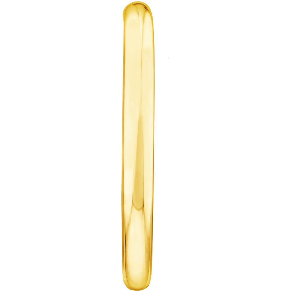 Olas d'Oro - 14K Yellow Gold 60mm Tube Hoop Earrings - 10.75 Grams Total Weight