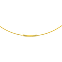 Olas d'Oro - 14K Yellow Gold 75mm Endless Wire Hoop Earrings Lightweight & Chic