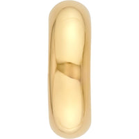 Olas d'Oro - 14K Yellow Gold 8mm Polished Open Hoop Earrings - 2.90 Grams Total Weight