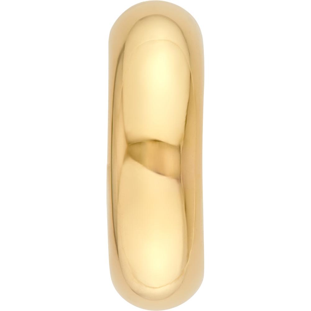 Olas d'Oro - 14K Yellow Gold 8mm Polished Open Hoop Earrings - 2.90 Grams Total Weight