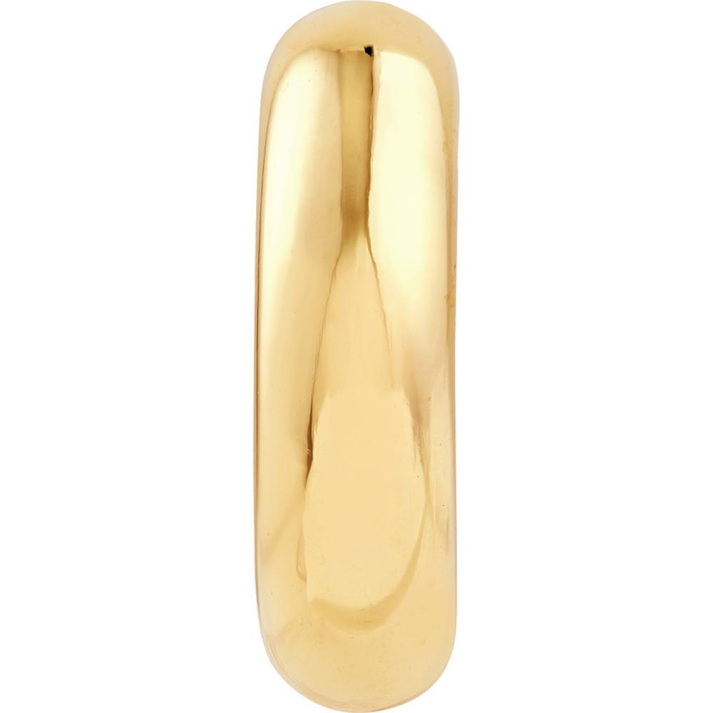 Olas d'Oro - 14K Yellow Gold 8mm Polished Tubular Hoop Earrings - 2.14 Grams Total Weight