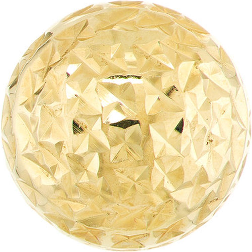 Olas d'Oro - 14K Yellow Gold 8mm Textured Ball Stud Earrings