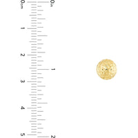 Olas d'Oro - 14K Yellow Gold 8mm Textured Ball Stud Earrings