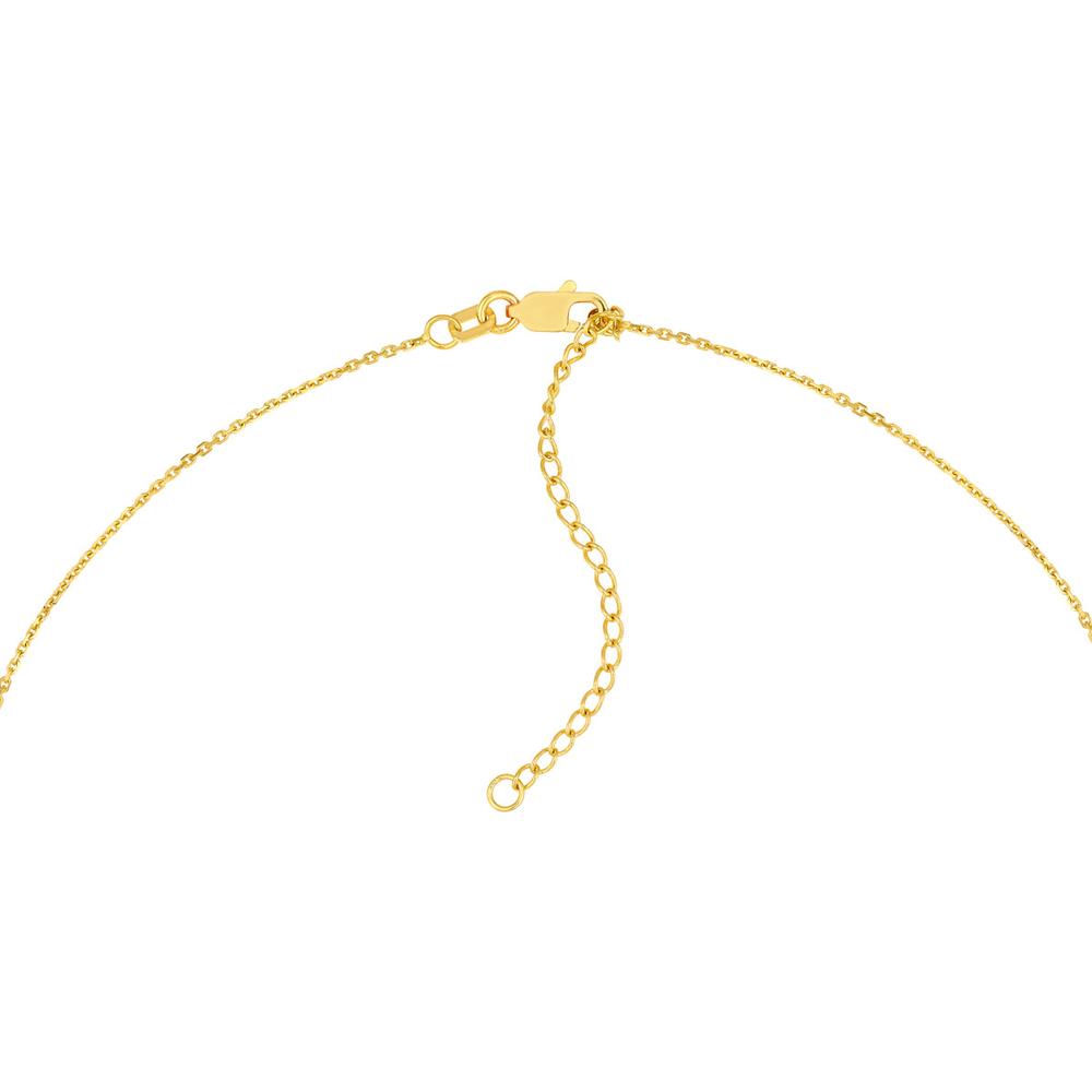 Olas d'Oro - 14K Yellow Gold Adjustable Alternating Bead Necklace - 4.77 Grams Total Weight