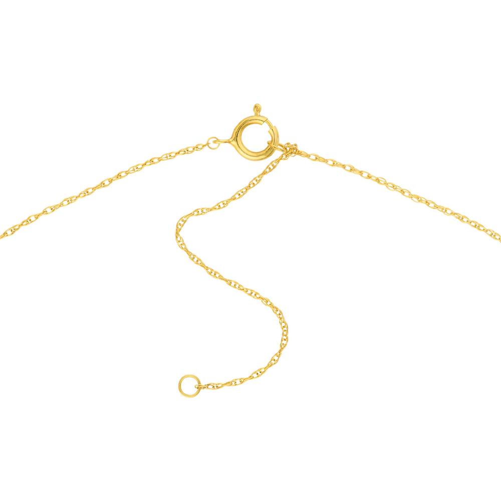 Olas d'Oro - 14K Yellow Gold Adjustable Interlocked Circles Pendant Necklace