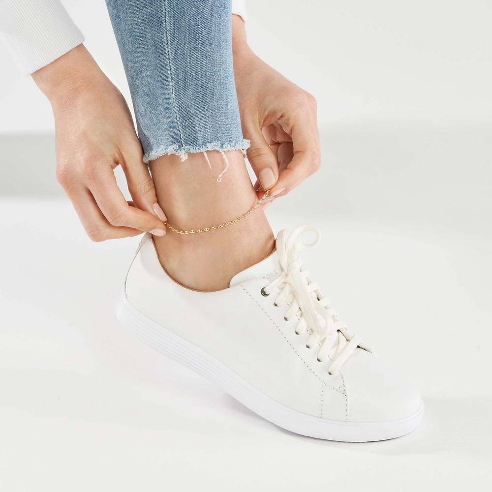 Olas d'Oro - 14K Yellow Gold Anchor Chain Anklet - 10 Inches, 3.11 Grams Weight