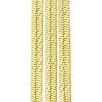 Olas d'Oro - 14K Yellow Gold Ascending Triple Snake Chain Drop Earrings with Textured Design