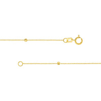 Olas d'Oro - 14K Yellow Gold Bead and Marquise Stations Necklace - Elegant Fine Jewelry