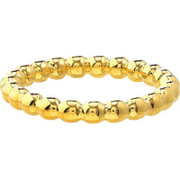 Olas d'Oro - 14K Yellow Gold Beaded Wire Ring - Size 6 - 1.60 Grams Average Weight