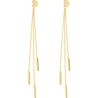 Olas d'Oro - 14K Yellow Gold Cable Chain and Bar Earring Extensions 2.18 Grams Total Weight