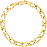 Olas d'Oro - 14K Yellow Gold Cable Twist Open Link Bracelet 10.62 Grams Average Weight