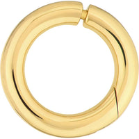 Olas d'Oro - 14K Yellow Gold Circle Snap Lock Clasp - 12.70mm, 1.65g