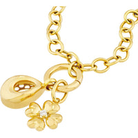 Olas d'Oro - 14K Yellow Gold Circle Snap Lock Clasp - 12.70mm, 1.65g