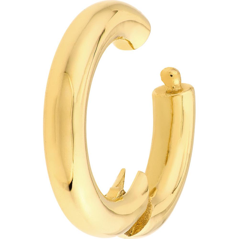 Olas d'Oro - 14K Yellow Gold Circle Snap Lock Clasp - 12.70mm, 1.65g