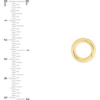 Olas d'Oro - 14K Yellow Gold Circle Snap Lock Clasp - 12.70mm, 1.65g