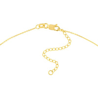 Olas d'Oro - 14K Yellow Gold Crescent Moon Pendant Necklace