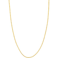 Olas d'Oro - 14K Yellow Gold Designer Rope Chain - 1.8mm - 20" Length