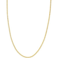 Olas d'Oro - 14K Yellow Gold Diamond 16" Tennis Necklace with 5-1/3 Total Carat Weight of 2mm Diamonds