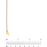 Olas d'Oro - 14K Yellow Gold Diamond 16" Tennis Necklace with 5-1/3 Total Carat Weight of 2mm Diamonds
