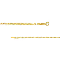 Olas d'Oro - 14K Yellow Gold Diamond Circle Trio Necklace - 1/20 Carat Total Diamond Weight