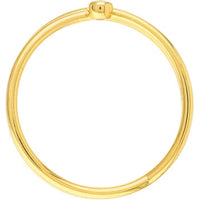 Olas d'Oro - 14K Yellow Gold Diamond Crossover Ring - 2pts Diamond, Size 7