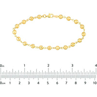Olas d'Oro - 14K Yellow Gold Diamond-Cut Beaded Bracelet - 4.30 Grams